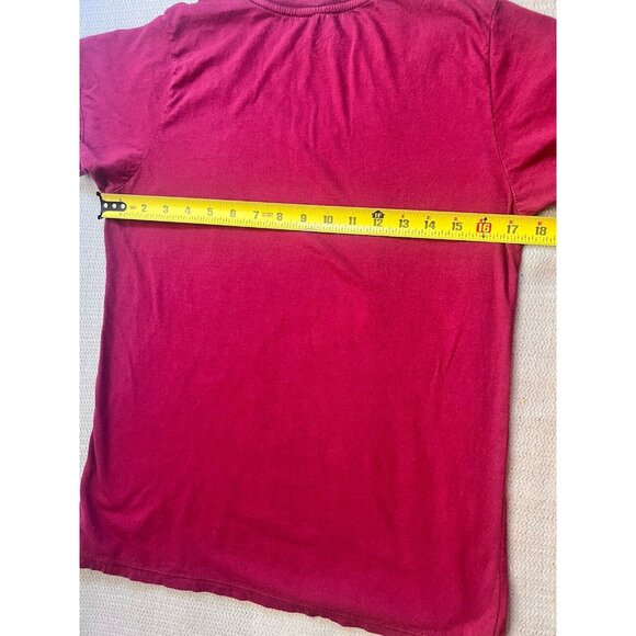 Fantastic Beasts And Where To Find Them No-Maj Girls T-Shirt Large V-neck Red - Picture 3 of 7